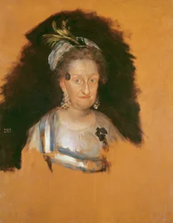 De Infanta Marie Josepha (studie voor de Familie van Karel IV), voor 1800